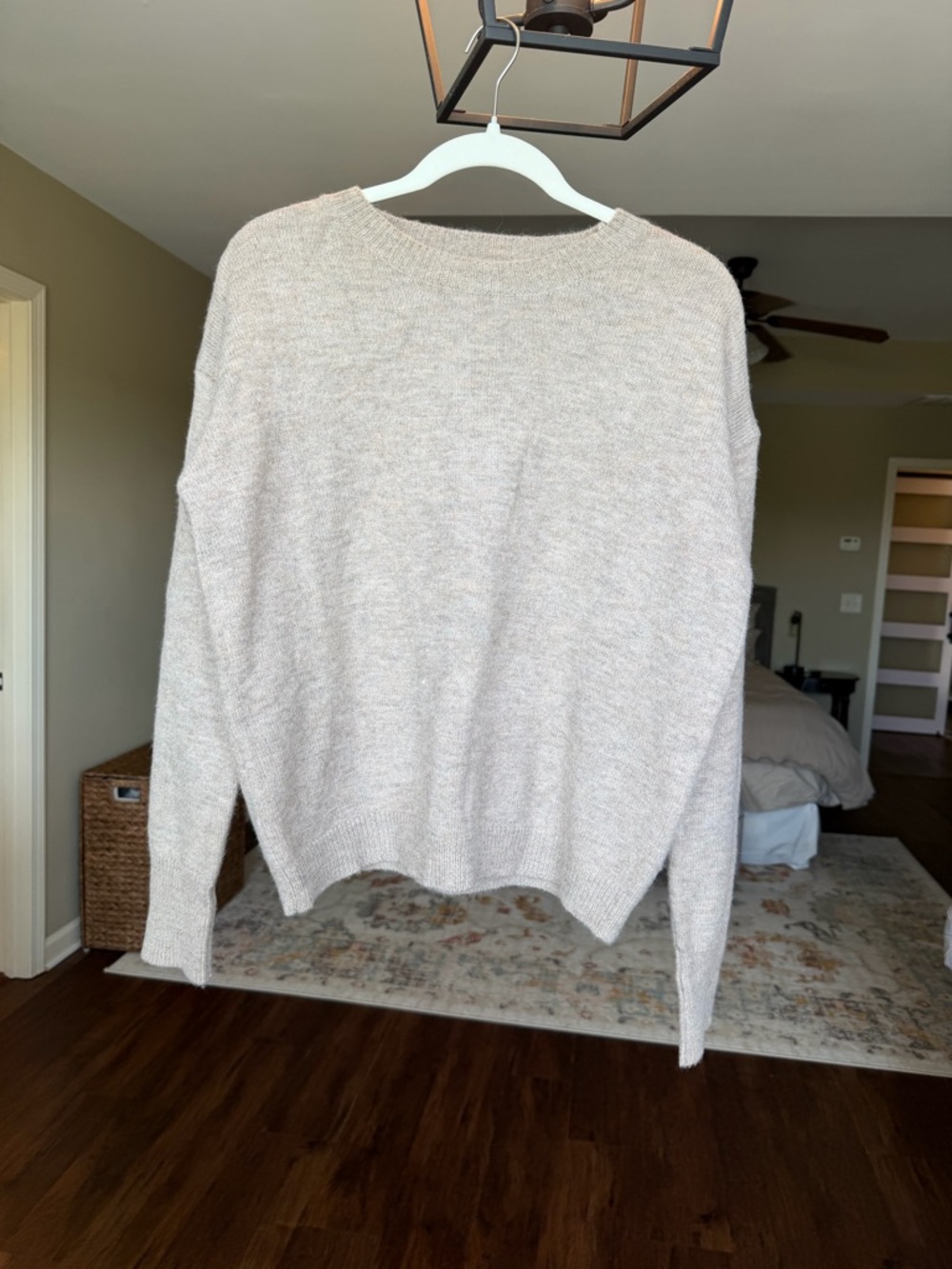 SHEIN Light Beige Cowl Neck Sweater
